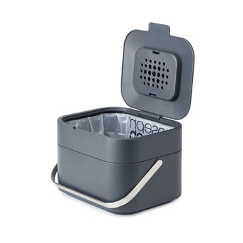 Контейнер для харчових відходів сірий Stack Food Waste Caddy Joseph Joseph