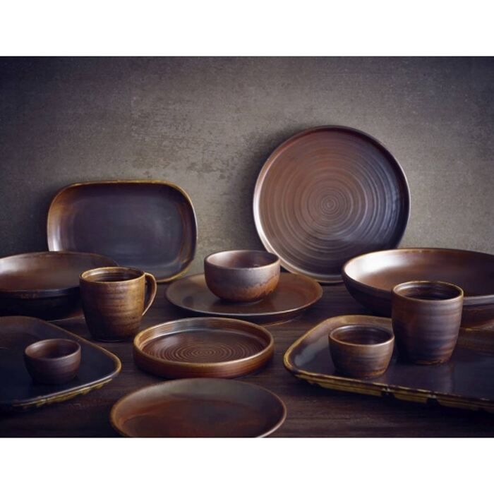 Тарелка круглая 27,5 см, Terra Porcelain Rustic Copper, GenWare