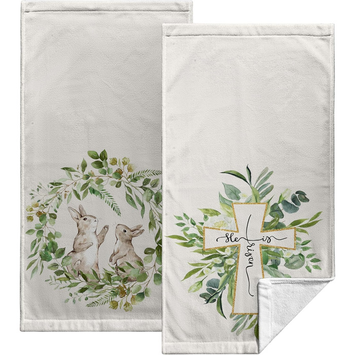 Різдвяні кухонні рушники Kwlegh, рушник для рук, різдвяна ялинка, цукерка-тростина, сніжинка, рушник для пальців, набір з 2 шт. , милий чоловічий банний рушник, високопоглинаючі рушники, 36 x (великодні)