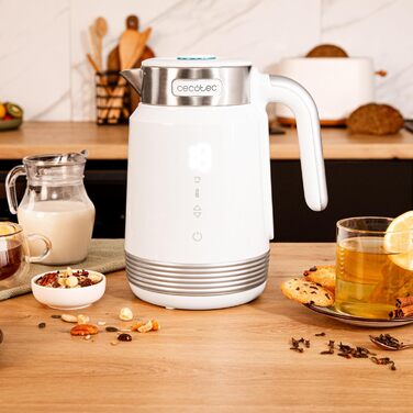 Чайник электрический 2200 Вт 1,7 л белый ThermoSense 600 Touch Cecotec