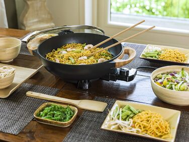 Электрический вок с бамбуковыми ручками 5 л., 1500 Вт Bestron