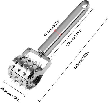 Розм’якшувач для м’яса роликовий 19 см GEBAUM