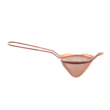 Стрейнер сито конічний 23.4*8.5 см, мідне покриття, GenWare