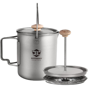 Титановый френч-пресс для кемпинга 750 мл Bestargot