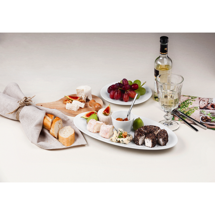 Блюдо сервіровки 33 x 18 см овальне біле Fashion Seltmann