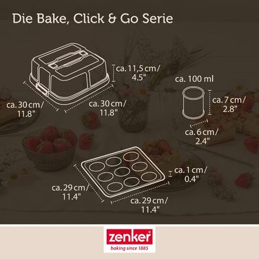 Форма для випікання з відповідною кришкою для прямого транспортування форма для випікання та транспортування (9 форм для тарталеток з капюшоном), 24 шт., 8