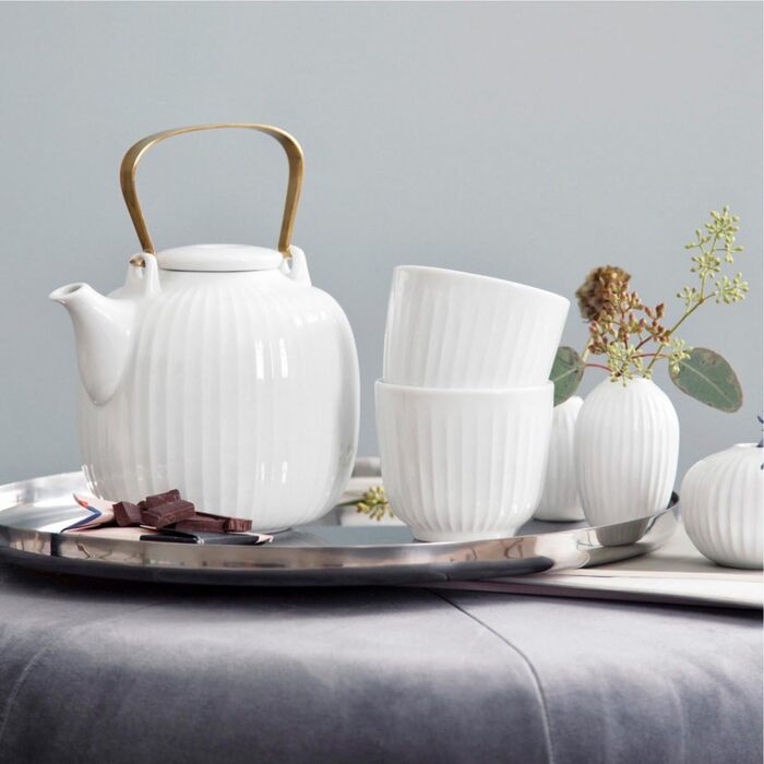 Чайник заварювальний 1,2 л, білий Hammershøi Kähler