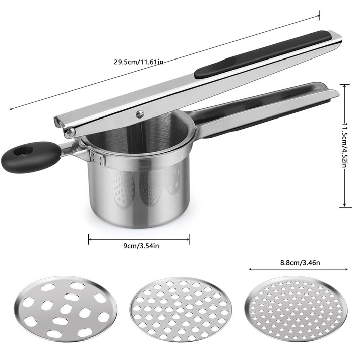 Прес для картоплі з нержавіючої сталі Atliberswo