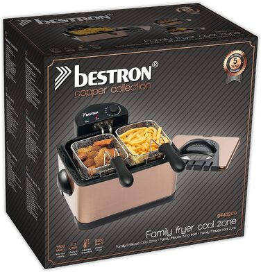 Фритюрниця з 3 кошиками для смаження 2000 Вт Bestron