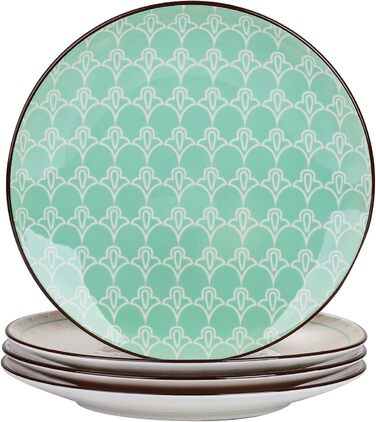 Порцелянова десертна тарілка для торта vancasso, 8 шт. 21,5 см