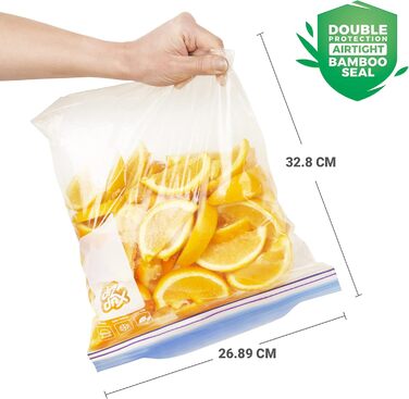 Вакуумні пакети 40 пакетів 26,8 х 29,8 см XupZip