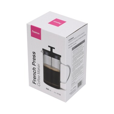 Заварочный чайник Fissman с поршнем 350 мл стеклянная колба (9158)