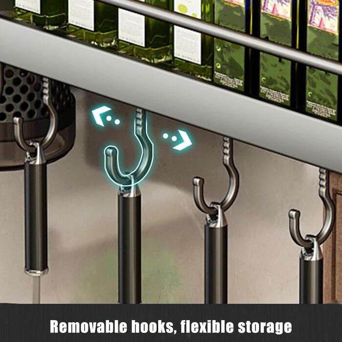 Настінний органайзер для кухонного приладдя 40 см Jlobnyiun