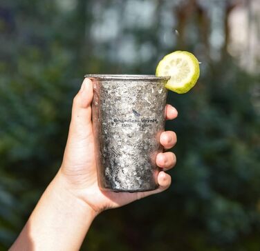 Титанова пивна чашка для кемпінгу 350 мл iBasingo