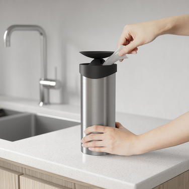 Диспенсер для вологих серветок Сталевий / Чорний Wipe Umbra