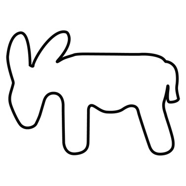 Формочка для печива Ослик 6 см Kaiser