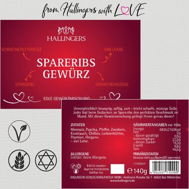 Класичний набір спецій Hallingers - Подарунковий набір спецій ручної роботи, 12 спецій з усього світу (Набір) - Літній подарунок та ідеальний подарунок для барбекю День народження, вітання, новоселення, річниця, безкоштовні класичні спеції., 12 спецій (73