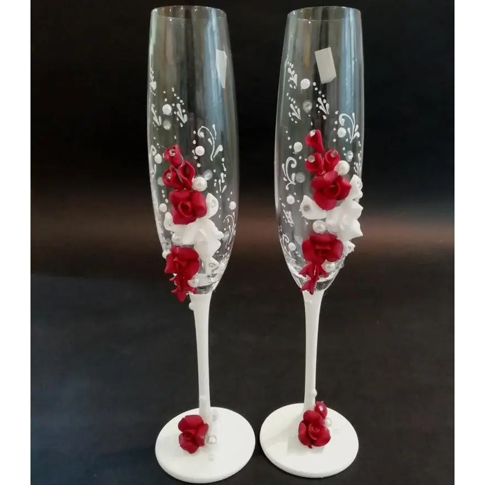 келихи Весільні 2 шт Sandy 190 мл 1629 BOHEMIA