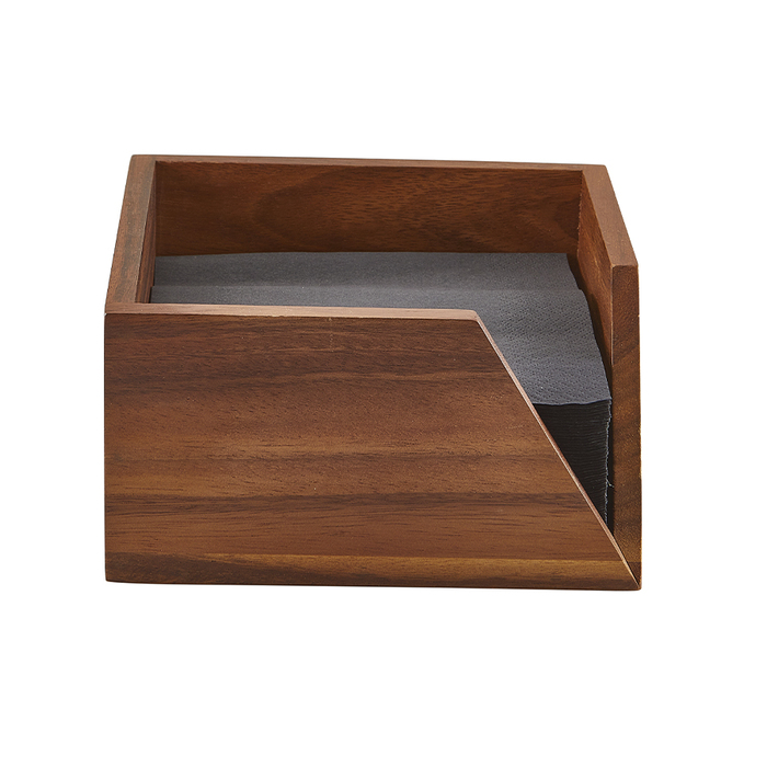 Диспенсер для салфеток 18.6*18.6*h 10 см, Acacia Wood, Genware