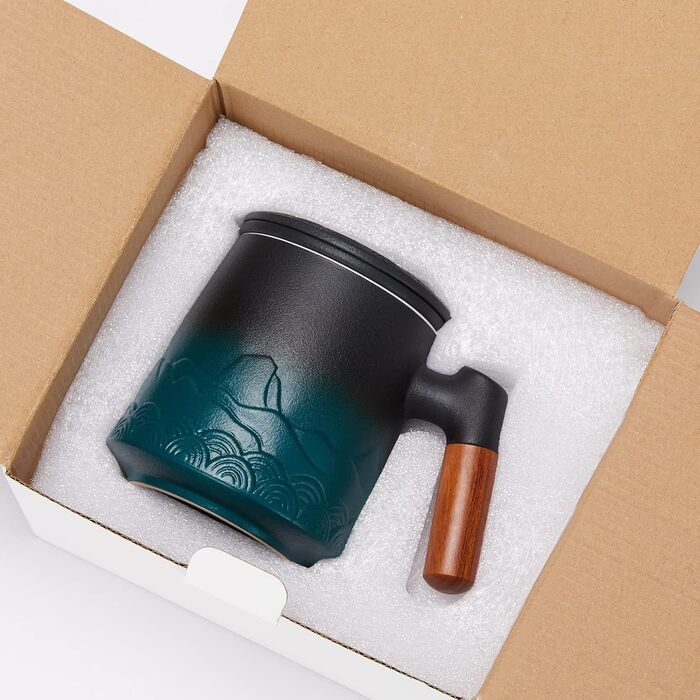 Кружка с крышкой и ситечком, 500 мл Zens