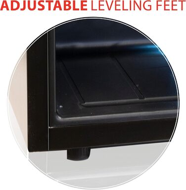 Винний холодильник до 18 пляшок чорний alpina