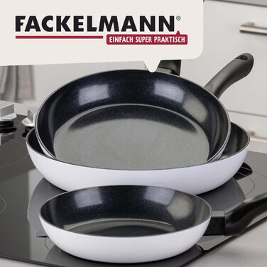 Сковорода 28 см, черно-белая Arcadalina Fackelmann