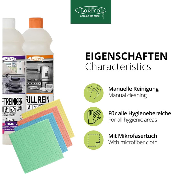 Набор для чистки кухни 16 предметов Lorito