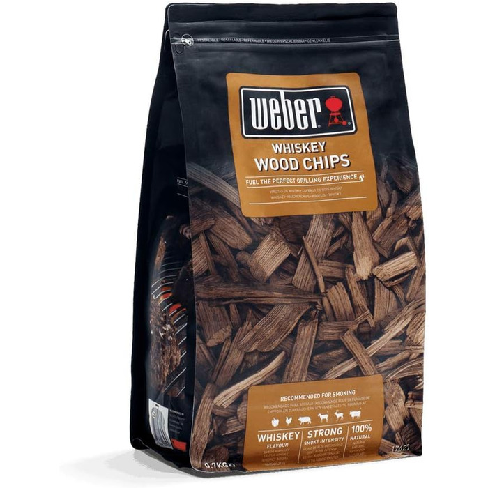 Треска для копчения со вкусом виски 700 г Weber