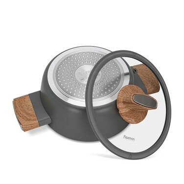 Кастрюля со стеклянной крышкой 20 см 2,24 л ARIA Fissman