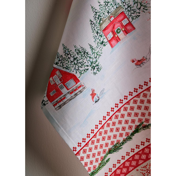 Набір з 3 різдвяних кухонних рушників  Rural Christmas 50 x 70 см Maison d' Hermine