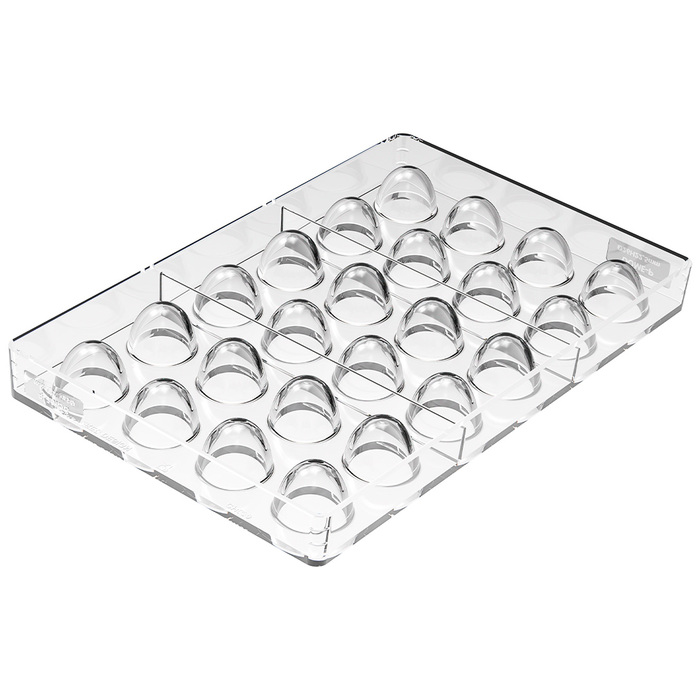 CH030 - KIT DOME 01 Набір форм для праліне Ø26 h22,5  мм (8 мл x 24), силік. форма Ø18 h16 мм (2.5 м