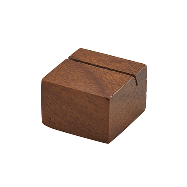 Меню-холдер 3*3*2 см, деревянный, акация, GenWare