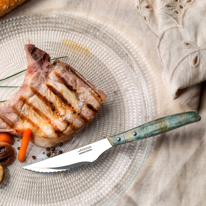 371823 Ніж столовий стейковий (дерев. ручка)