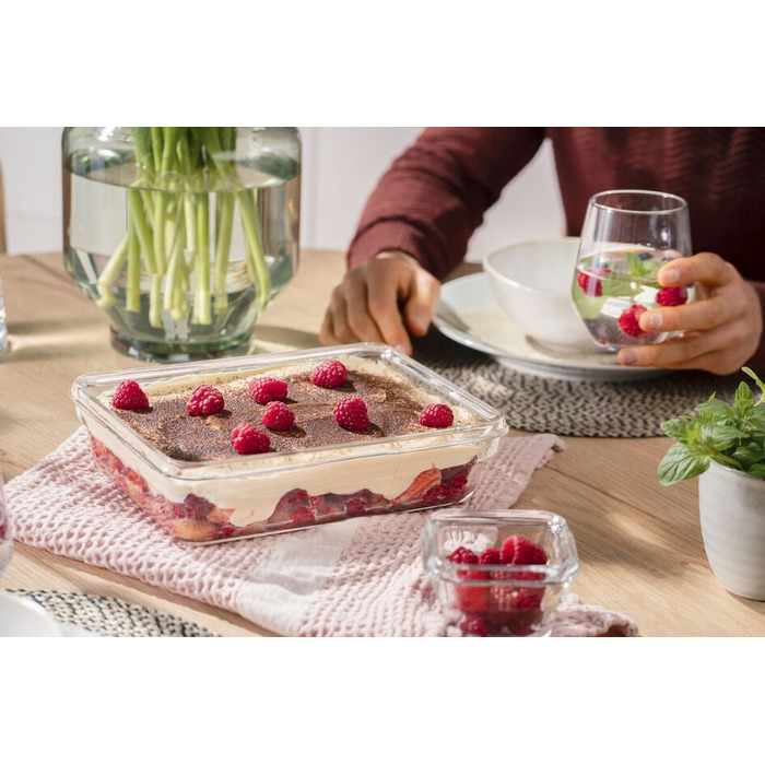 Форма універсальна з кришкою 2,0 л MASTERSEAL GLASS Tefal