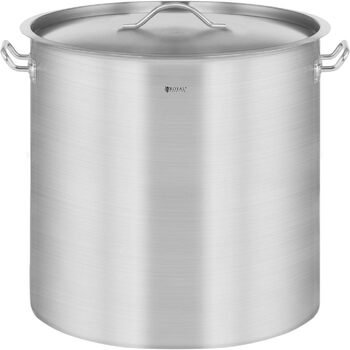 Індукційна каструля Royal Catering Ø 32 см з кришкою Каструля з нержавіючої сталі Індукційна каструля Індукційна каструля Каструля з нержавіючої сталі (36 л)