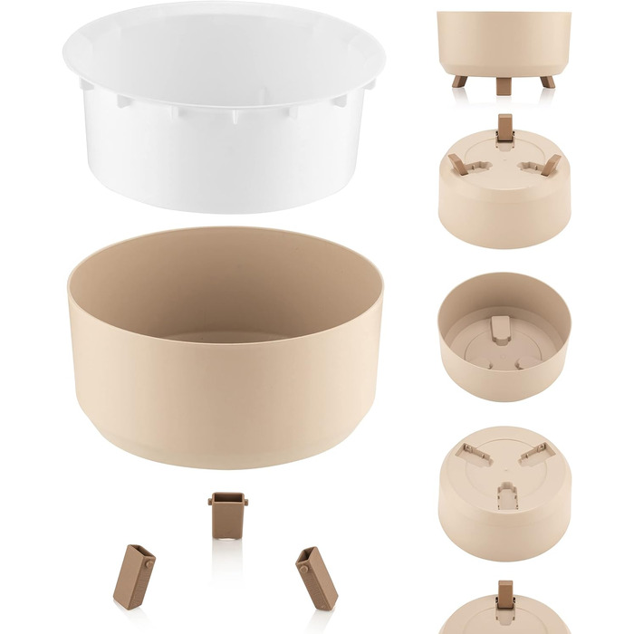 Набір горщиків для квітів 3 шт. Uandu