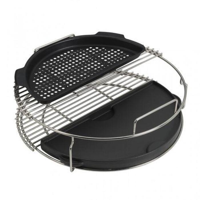 Вставка жаровні виконана з перфорованої сталі полукр. XL Велике зелене яйце 121240 Код: 006894