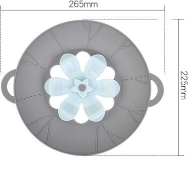 Силіконова кришка із захистом від переливу 26,5 см Ieron