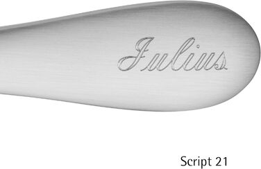 Дитячі столові прибори WMF, іменне гравіювання гномів 4 шт. и, від 3-х років, Cromargan нержавіюча сталь полірована, можна мити в посудомийній машині, з гравіюванням, подарунки на хрестини, подарунки на хрещення, дитячі столові прибори з іменним гравіюван