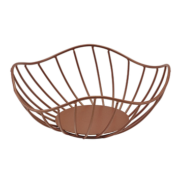 Кошик 20*8 см, мідний, металевий, Lotus Leaf, GenWare