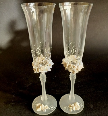 Весільні бокали Sandy - VIP 190мл 2шт. 4113 BOHEMIA