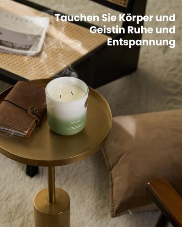 Ароматичні свічки з сосни та кедра в банці 400 г, час горіння 80 годин M&SENSE