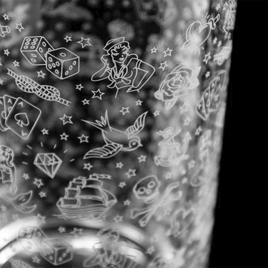 Змішувальна склянка, 800 мл, Tattoo, Urbanbar (Урбанбар)