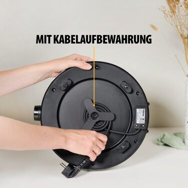 Млинниця електрична 30 см, чорна/срібляста Tristar