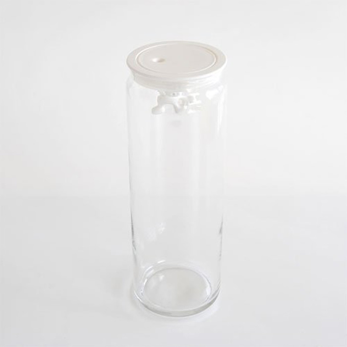 Ємність для зберігання 2 л прозора / біла Gianni Alessi