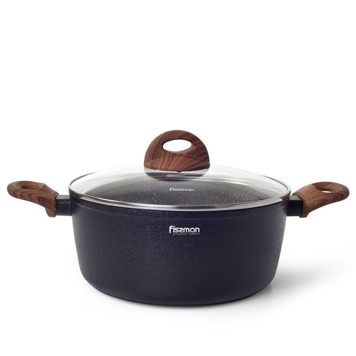 Каструля з кришкою 24 см 4,2 л VESUVIO STONE Fissman