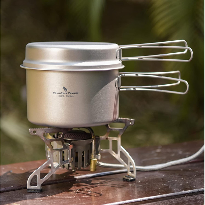 Титановый горшок 1200 мл и 500 мл Boundless Voyage