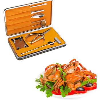 Набір інструментів для морепродуктів з 8 предметів Hztyyier