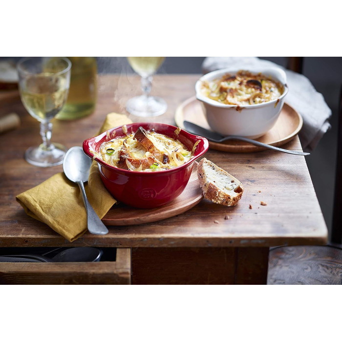 Форма для гратену 14 см, бежевий Emile Henry