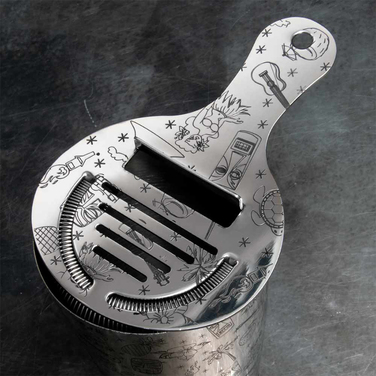 Набор бармена, 5 предметов, нержавеющая сталь, Tiki, Urbanbar (Урбанбар)